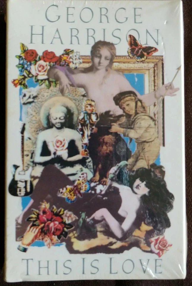 George Harrison "This Is Love" SEALED  1988 Dark Horse Records Cassette Single  - Image 1 of 4
