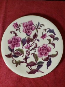 Antique ROYAL WORCESTER Climbing Rose Plate for Caldwell Philadelphia  - Picture 1 of 4