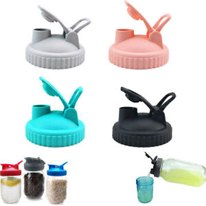 Mason Jar Flip Cap Lid with Airtight Leak-Proof Seal & Easy Pour Spout Jar Cap,