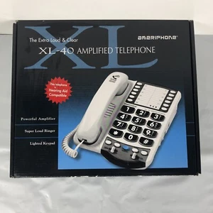 AMERIPHONE Dialogue XL-40 Xtra Loud & Clear Amplified Telephone - Picture 1 of 9