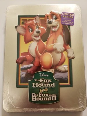 Disney The Fox And The Hound 30th & Fox II Limited Series Tin DVD Set With COA - Image 1 of 2