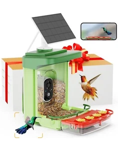 Bilantan Birdhi Ultra-Smart Vogelfutterhaus mit Kamera solarbetrieben - Bild 1 von 10