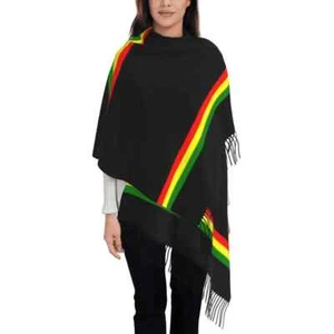 JAMAICA RASTA COLOUR, PRINT SCARF. Large - Picture 1 of 4