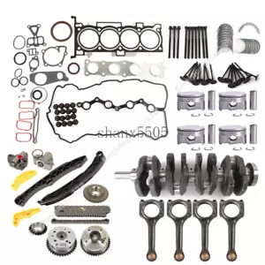 Engine Rebuild Kit Crankshaft Rods Timing Chain Kit For Hyundai KIA G4KH 2.0T - Picture 1 of 22