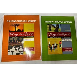 AP Ways of the World Thinking Through Sources 3rd Ed Volume 1 & 2 Strayer Nelson - Picture 1 of 5