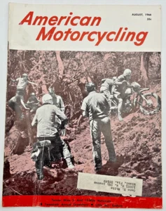 American Motorcycling Motorcycle Magazine August 1966 - Picture 1 of 5