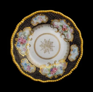 Piatto armadio Limoges 1890-1910 - Bernardaud & Co per Higgins & Seiter New York - Foto 1 di 5