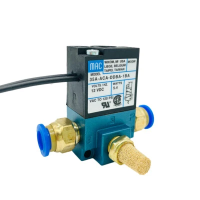 12V 5.4W 3 Port Electronic Boost Control Solenoid Valve For MAC W/ Silencer - Image 1 of 4
