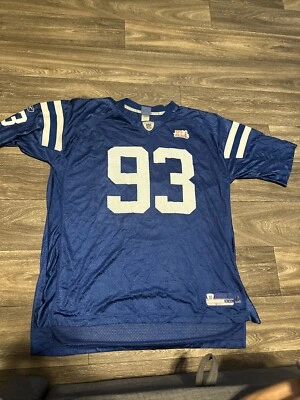 Reebok NFL Equipment Indianapolis Colts Jersey Dwight Freeney Men’s XXL #D Foto 1 de 4