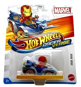 2024 Hot Wheels Racer Verse Disney Marvel Iron Man Diecast 1:64 Scale - Picture 1 of 5