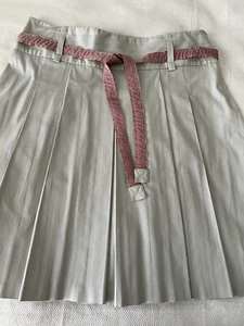 Women CUE Pleated Skirt- Size 12- Easy To Match- Easy Wear-Excellent Condition - Picture 1 of 17