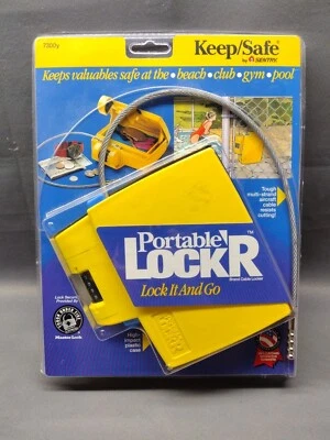 💥Cerradura de cable de combinación de 4 números portátil Sentry Lock It & Go 7300y Foto 1 de 4