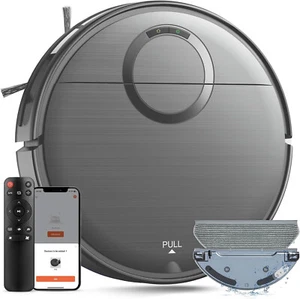 ✅ MAMNV Robot Vacuum and Mop Combo, 2 in 1 Mopping Robot Vacuum Cleaner NEW ✅ - Picture 1 of 7
