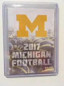 UNIVERSIDAD DE MICHIGAN 2017 - 2018 FÚTBOL CALENDARIO BOLSILLO - NUEVO - HYUNDAI - NUEVO - Imagen 1 de 3