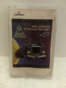 1986 Def Leppard On Through The Night Cassette Tape - Picture 1 of 7