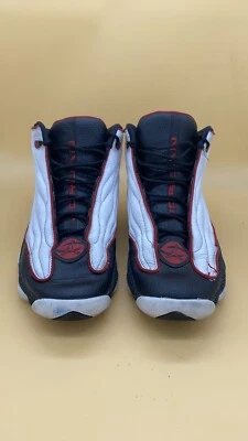 Nike Jordan Pro Fuerte Blanco/Rojo Universitario-Negro 407285-102 Para hombres Talla 10.5 Foto 1 de 4