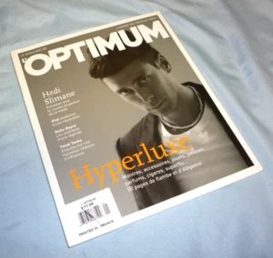 L'Optimum Style French Magazine December 2004 HEDI SLIMANE COVER! - Picture 1 of 5