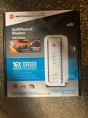 ARRIS SURFboard DOCSIS 3.0 Technology Gigabit + Cable Modem (SB6190)  ™ - Image 1 of 4