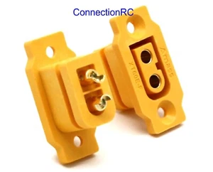 XT60 Female Mountable Yellow - Picture 1 of 2
