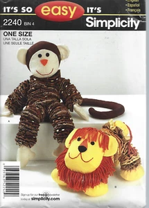 Simplicy It's So Easy Pattern #2240-Yo Yo Toys - Picture 1 of 1