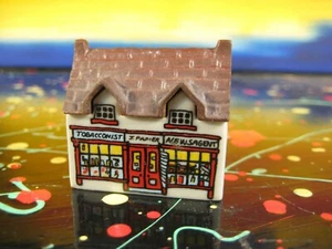 J. Papier Tobacconist Newsagent Whimsey-On-Why Miniature Porcelain House England - Picture 1 of 4