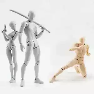 Action Figures High Quality BODY KUN / BODY CHAN Pose Play Grey Color Ver. Black - Picture 1 of 29