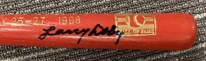 Larry Doby Signed Baseball Mini Bat HOF 98 Don Sutton Lee MacPhail Autograph JSA - Picture 1 of 5
