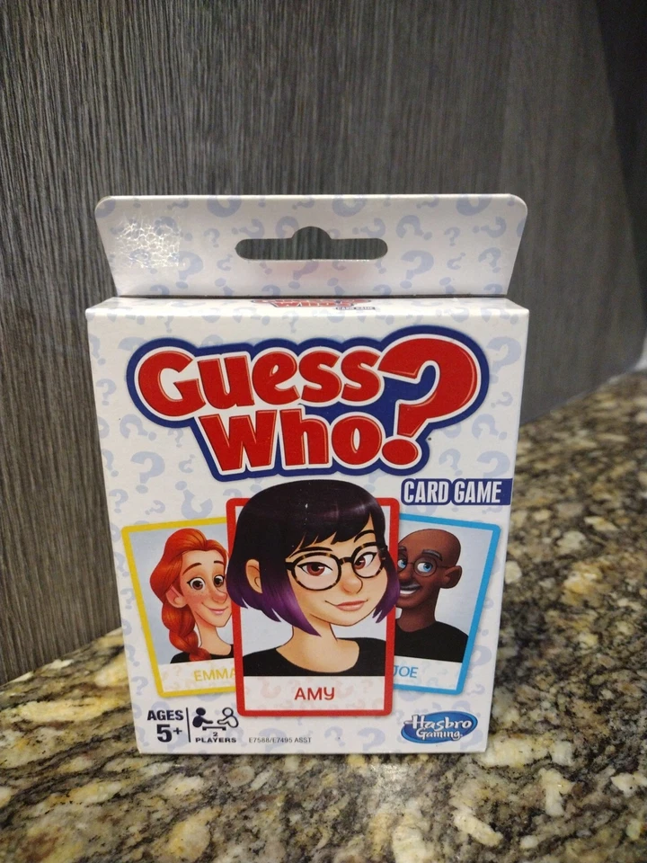 Hasbro Gaming ¿Adivina quién? Juego de Cartas Adivinar Edades 5 en adelante Nuevo EN STOCK Foto 1 de 2