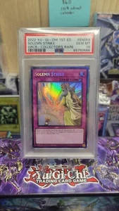 Yugioh Solemn Strike GRCR-EN059 Collector's Rare - PSA 10 - Bild 1 von 2