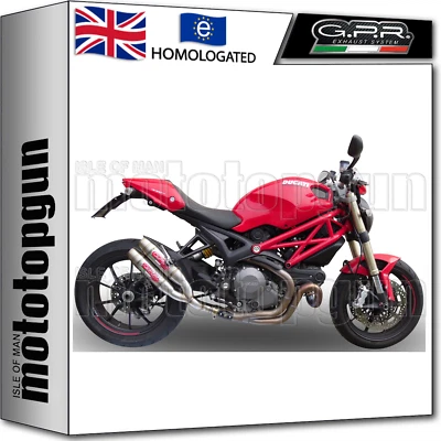 GPR 2 ESCAPE HOM DEEPTONE ACERO INOXIDABLE DUCATI MONSTER 1100 EVO 2013 13 Foto 1 de 3