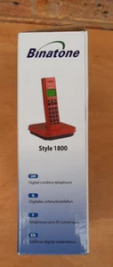 Binatone Style 1800 Single Cordless Telephone in Red - New Boxed - Picture 1 of 11
