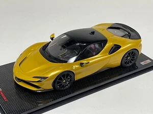 1/18 MR Collection Ferrari SF90 coupe in Giallo Monte Carlo Carbon Base - Picture 1 of 8