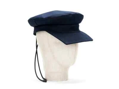 Sportmax by MAX MARA🌟  Blue Marine HAT In  Pure COTTON   size:One Foto 1 de 4