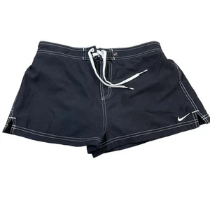 Nike Girl/teen Shorts RN37966 Black Size 10 With Briefs Running Shorts Read Des - Picture 1 of 9