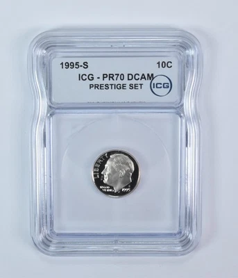 1995-S Roosevelt Dime Prestige Set PR70 DCAM ICG *8174 - Image 1 of 4
