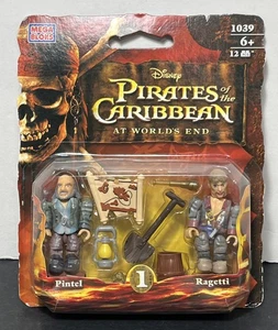 MEGA BLOKS Pirates of the Caribbean AT WORLD'S END Pintel Ragetti 1039 Series 1 - Picture 1 of 6