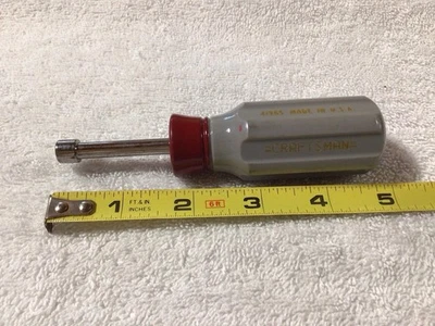 Craftsman USA Stubby Nutdriver H Series 6mm 41965 6 Point Excellent Condition - Image 1 of 4