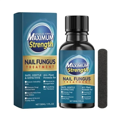 Trattamento Funghi Unghie Piedi Extra Forza, Sicuro e Delicato 1 Fl Oz - Immagine 1 di 4