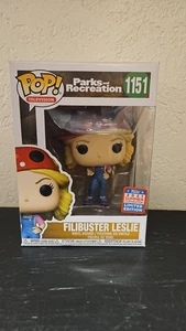Funko Po! Parks & Recreation Filibuster Leslie #1151 2021 SDCC Exclusive Vaulted - Picture 1 of 4