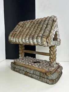 Clarence & Grace Woolsey. Bottlecap Wishing Well Outsider Folk Art Sculpture - Picture 1 of 19