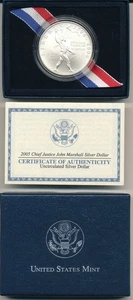 USA / Vereinigte Staaten - One Dollar 2006 UNC - Benjamin Franklin, Silber Ag900 - Bild 1 von 1