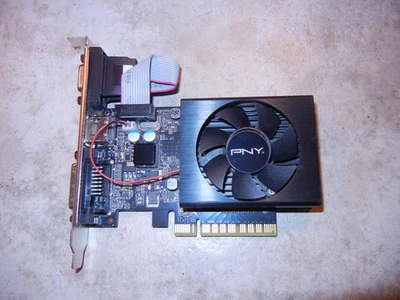 PNY NVIDIA GeForce GT 710 2GB DDR3 VGA/DVI/HDMI PCI-Express Video Card - Image 1 of 2