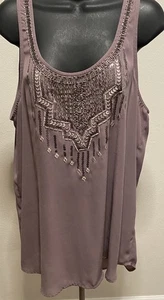Maurices Damen Größe XL ärmellose Bluse elegant ärmellos High-Low - Bild 1 von 11