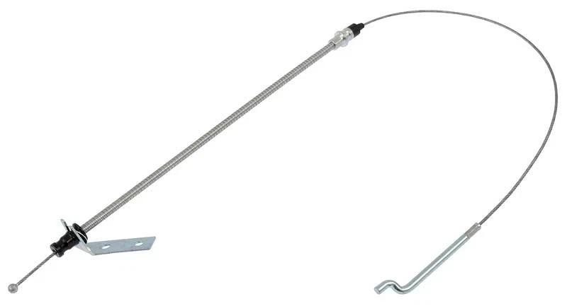 Ford Mustang/Mercury Cougar 1967-68; cable y conducto delantero de freno de estacionamiento Foto 1 de 1