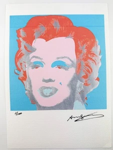 Andy Warhol Original Vintage Art Print Lithograph Signed Limited COA - Picture 1 of 3