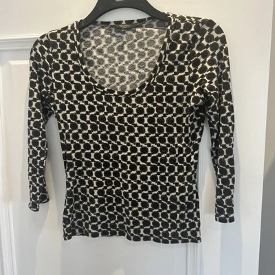 Max Mara Weekend VISCOSE ELASTANE STRETCHY SHIRT BLOUSE TOP SIZE Medium A4 - Image 1 of 3