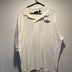Harley Davidson 100th Anniversary Polo Shirt Embroidered Logo White 2XL - Picture 1 of 9