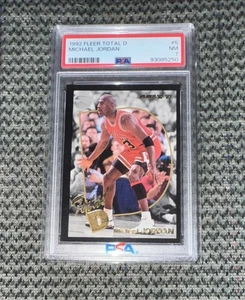 1992 Fleer Total D Michael Jordan #5 PSA 7 NEAR MINT - Bild 1 von 1