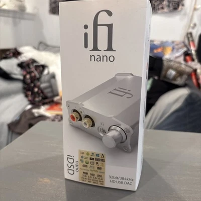 iFi Nano iDSD Powerful 130mW Portable DAC Headphone Amplifier with USB Cable New - Image 1 of 4