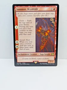 Final Fantasy -Summon: Brynhi - Red - Enchantment Creature - Rare - FIN 160 - - Bild 1 von 2